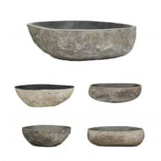 shumee ovális folyami kő mosdókagyló 46-52 cm 