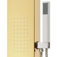 shumee aranyszínű 201 típusú rozsdamentes acél zuhanypanelrendszer