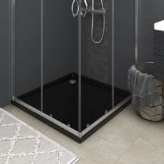 shumee fekete négyzet alakú ABS zuhanytálca 90 x 90 cm