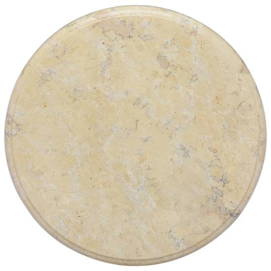 shumee krémszínű márvány asztallap Ø40 x 2,5 cm