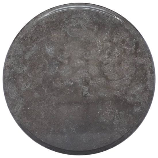 shumee fekete márvány asztallap Ø40 x 2,5 cm
