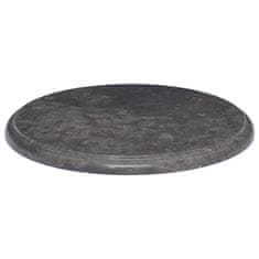 shumee fekete márvány asztallap Ø40 x 2,5 cm