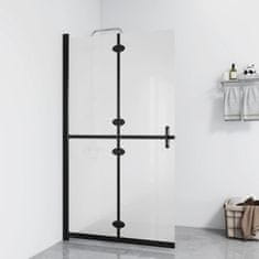 shumee ESG tejüveg összecsukható zuhanyfal 80 x 190 cm