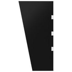 Greatstore fekete edzett üveg oldalpanel ajtóelőtetőhöz 50 x 100 cm