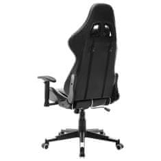Greatstore fekete és fehér műbőr gamer szék