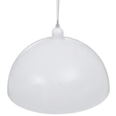 shumee 2 db fehér, állítható magasságú, félgömb mennyezeti lámpa 