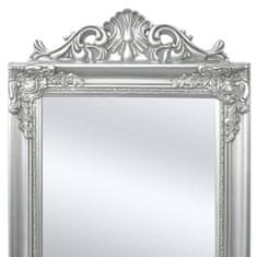shumee Szabadon álló barokk stílusú tükör 160 x 40 cm ezüst