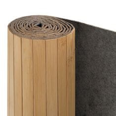 Greatstore természetes színű bambusz paraván 250 x 165 cm