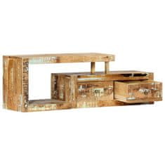 shumee tömör újrahasznosított fa TV-szekrény 120 x 30 x 40 cm