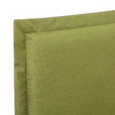 shumee zöld szövetkárpitozású ágykeret 120 x 200 cm