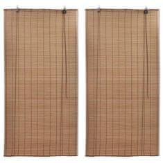 Greatstore 2 db barna bambusz redőny 150 x 220 cm