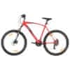 21 sebességes piros mountain bike 29 hüvelykes kerékkel 53 cm