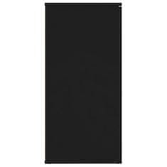 shumee fekete forgácslap tálalószekrény 160 x 36 x 75 cm
