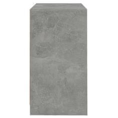 Greatstore 2 db betonszürke forgácslap tálalószekrény 70 x 41 x 75 cm