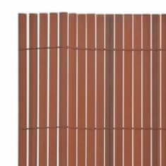 Greatstore barna kétoldalas kerti kerítés 110 x 500 cm