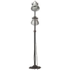 shumee öntött vas állólámpa 2 db ezüstszínű lámpaernyővel E27