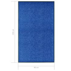 shumee kék kimosható lábtörlő 90 x 150 cm