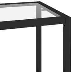 shumee átlátszó edzett üveg tálalóasztal 100 x 36 x 90 cm