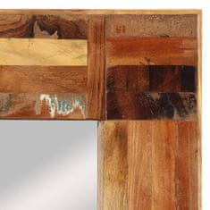 shumee tömör újrahasznosított fa falitükör 50 x 80 cm