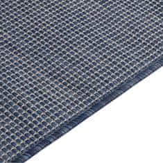 shumee kék lapos szövésű kültéri szőnyeg 160 x 230 cm