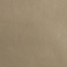 Greatstore kávészínű műbőr lábzsámoly 60 x 60 x 39 cm