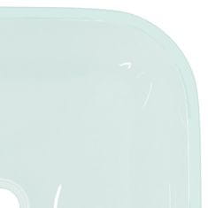shumee fehér üveg mosdókagyló 42x42x14 cm
