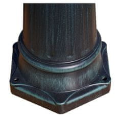 shumee sötétzöld/fekete alumínium 2 ágú kerti állólámpa 230 cm