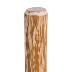 Greatstore 4 db kihegyezett mogyorófa kerítésoszlop 90 cm