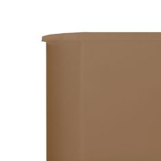 shumee tópszínű szövet 3-paneles szélellenző 400 x 120 cm