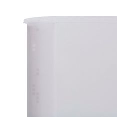shumee 3 paneles homokfehér szövet szélfogó 400 x 80 cm