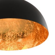 shumee 2 darab fekete-arany félgömb alakú mennyezeti lámpa E27