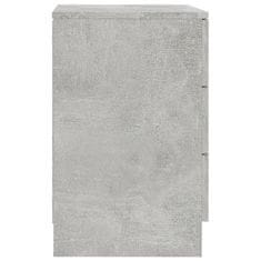 shumee 2 db betonszürke forgácslap éjjeliszekrény 38 x 35 x 56 cm