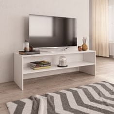 shumee fehér forgácslap TV-szekrény 120 x 40 x 40 cm 