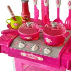 shumee Gyerek játékkonyha fény és hangeffektussal rózsaszín