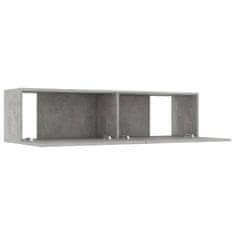 shumee betonszürke forgácslap TV-szekrény 120 x 30 x 30 cm