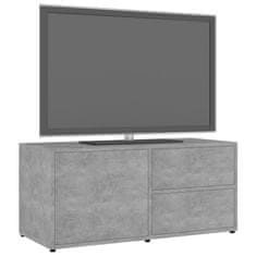 shumee betonszürke forgácslap TV-szekrény 80 x 34 x 36 cm