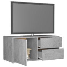 shumee betonszürke forgácslap TV-szekrény 80 x 34 x 36 cm