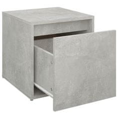 shumee betonszürke szerelt fa tárolódoboz 40,5 x 40 x 40 cm