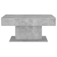 shumee betonszürke forgácslap dohányzóasztal 96 x 50 x 45 cm
