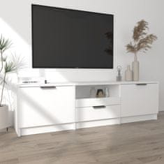 shumee fehér szerelt fa TV-szekrény 140 x 35 x 40 cm