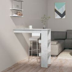Greatstore betonszürke színű szerelt fa fali bárasztal 102x45x103,5 cm