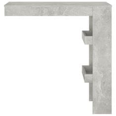 Greatstore betonszürke színű szerelt fa fali bárasztal 102x45x103,5 cm