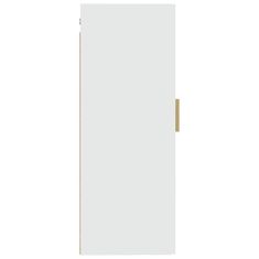 Greatstore fehér szerelt fa faliszekrény 35 x 34 x 90 cm