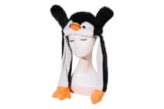 GADGET Plüss sapka mozgatható fülekkel - Pingvin 