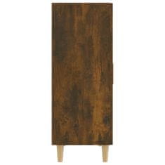 shumee füstös tölgyszínű szerelt fa tálalószekrény 70 x 34 x 90 cm