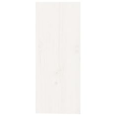 Greatstore fehér tömör fenyőfa borszekrény 62 x 25 x 62 cm