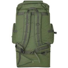 Greatstore katona stílusú hátizsák 100 L XXL zöld