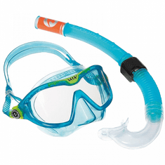 AQUALUNG Gyermek szemüveg és snorkel szett COMBO MIX REEF DX sárga