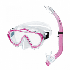 Mares Gyermek szett maszk és snorkel SHARKY SET rózsaszín