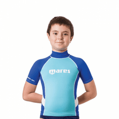 Mares Fiú lycra póló RASHGUARD JUNIOR, rövid ujjú kék XL (12/13 év)